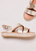 sandal-merci852-champagne leather-  leather-mmoustache